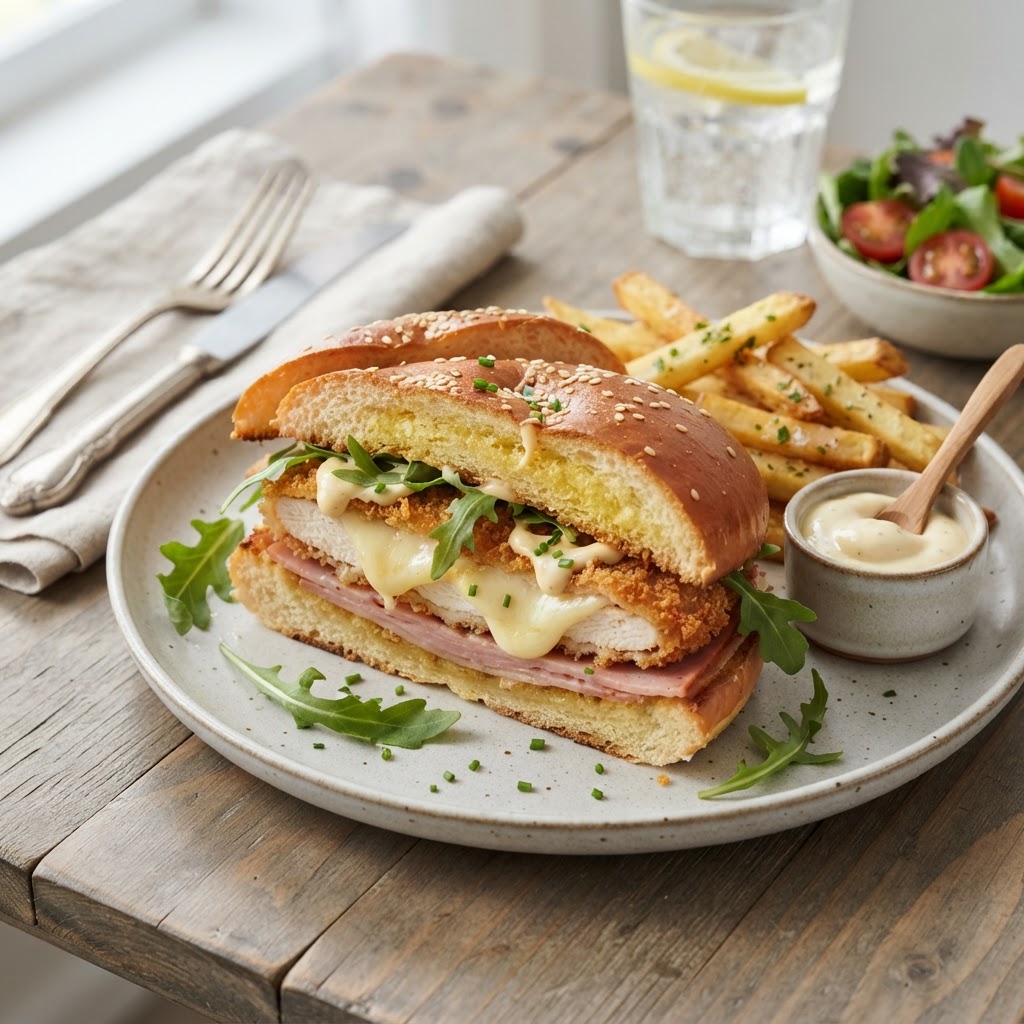 CHICKEN CORDON BLEU SANDWICH