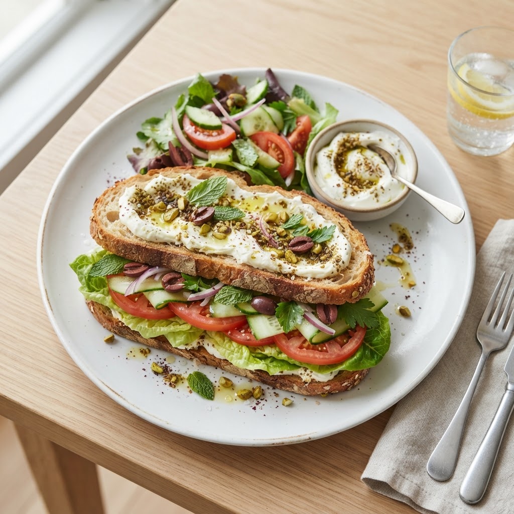 Labneh & Veggie Sandwich