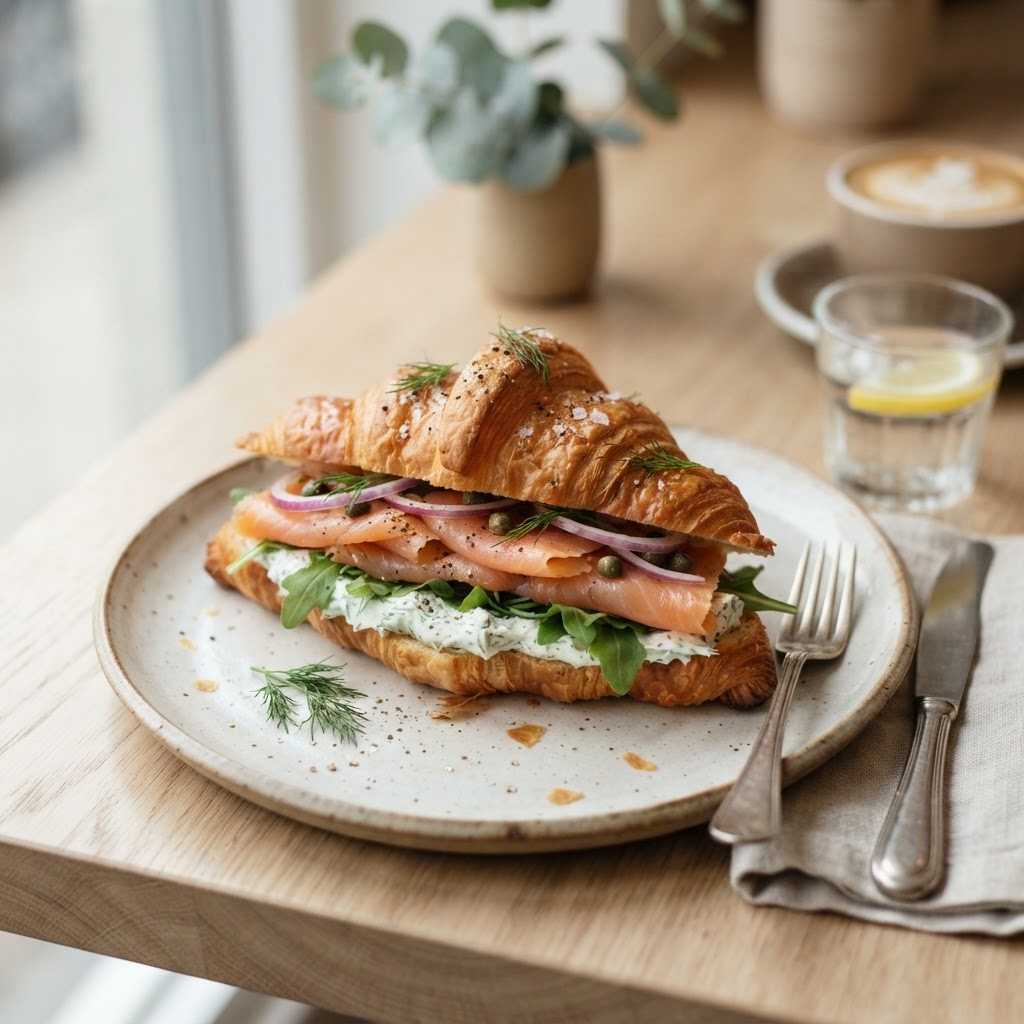 Smoked Salmon Croissant