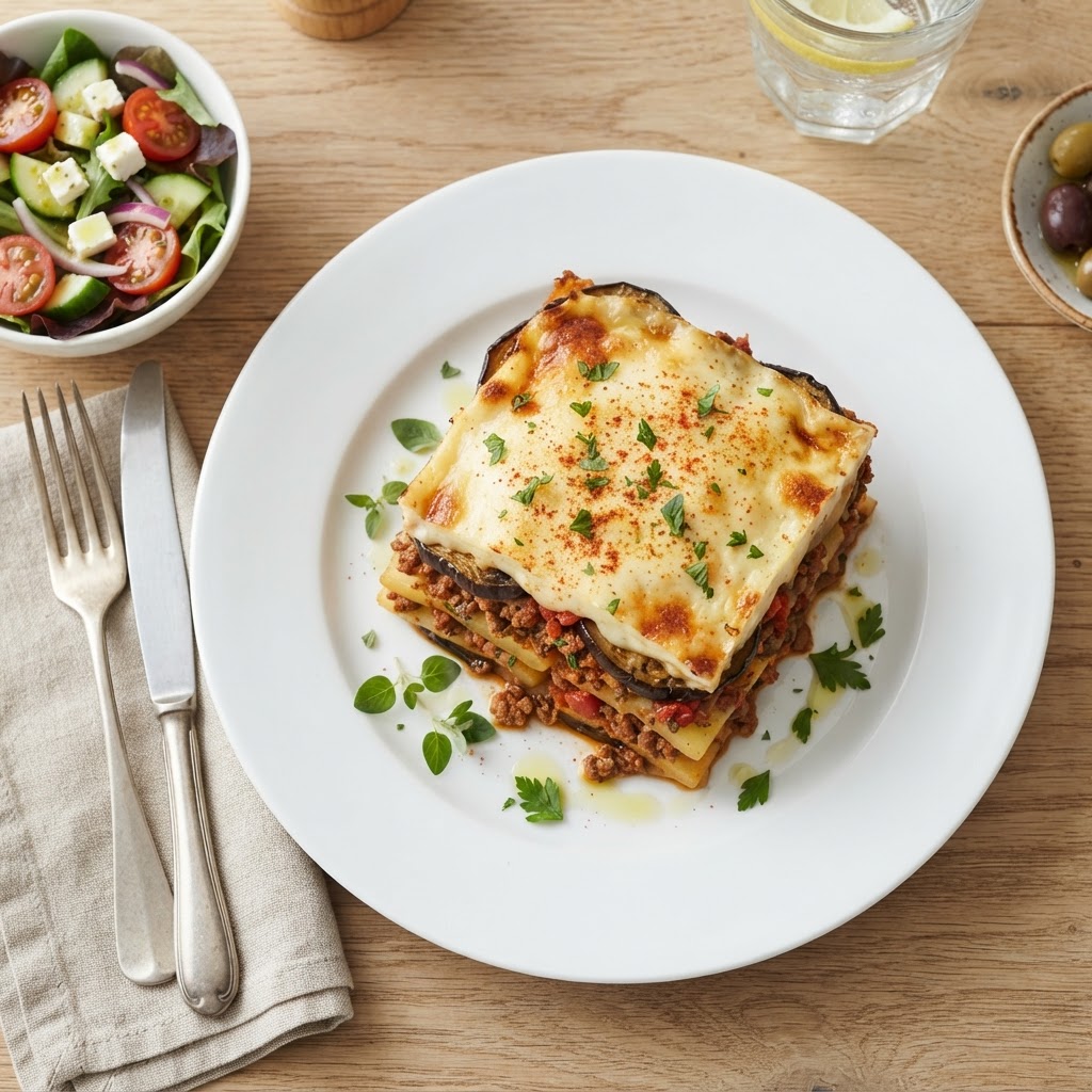 Moussaka (Light, Baked)