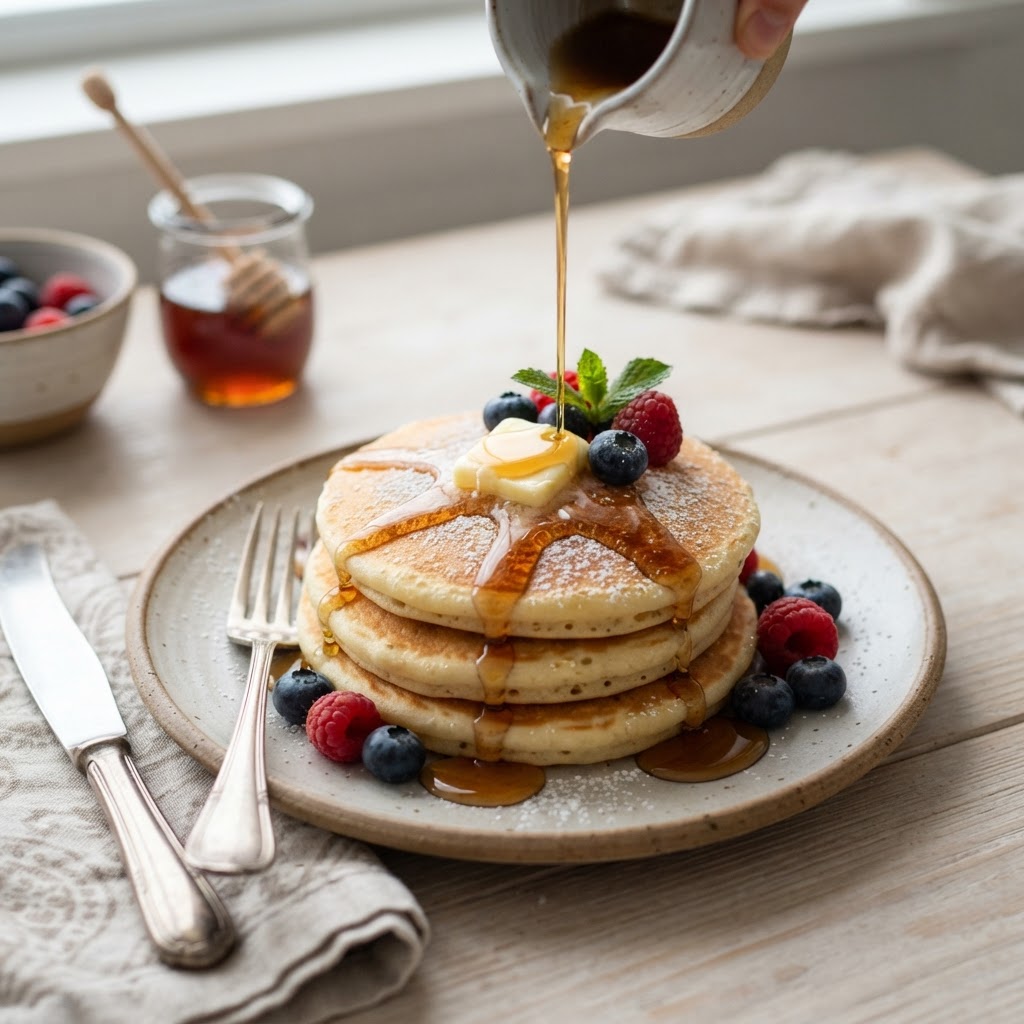 Classic Pancake - with Maple Syrup