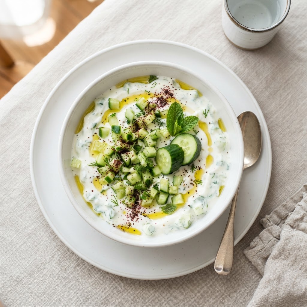 Cucumber Yogurt Salad (Laban Bowl)
