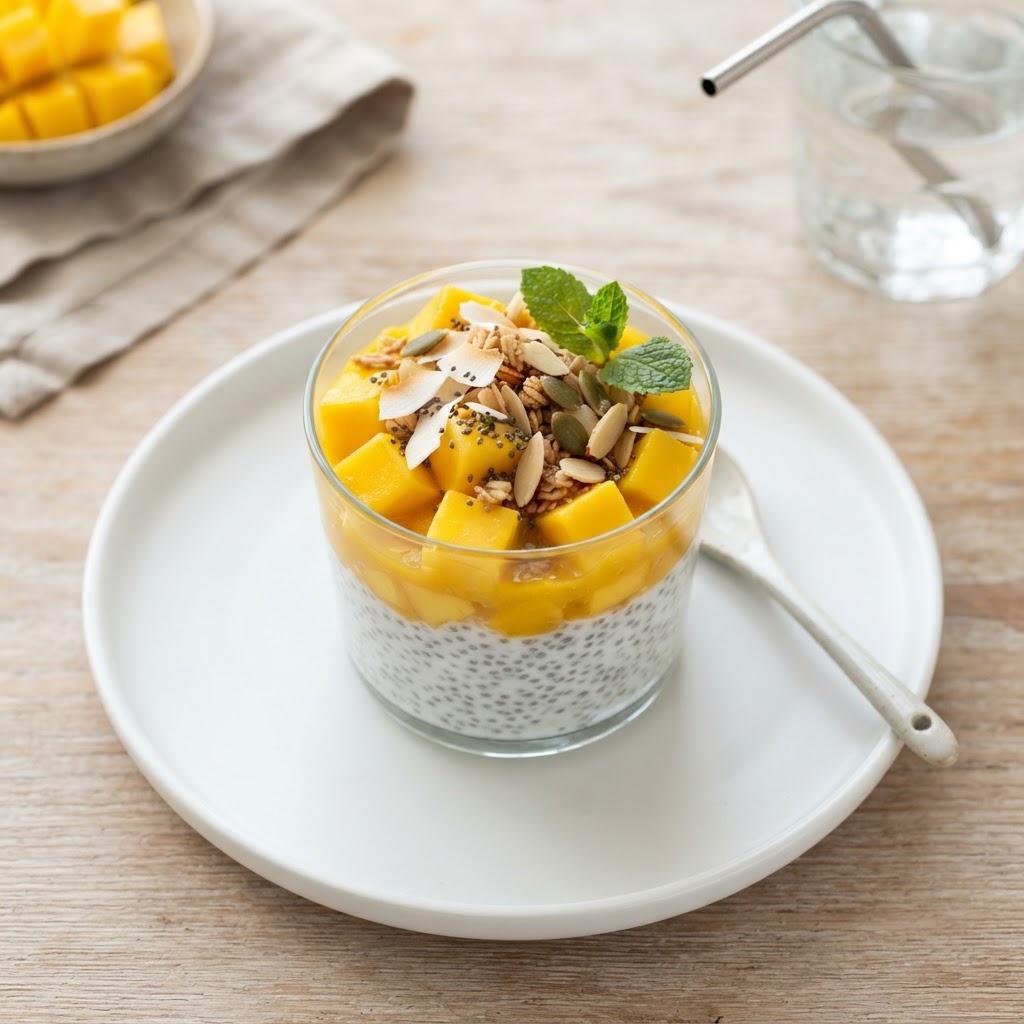 Chia Pudding Cup with Mango