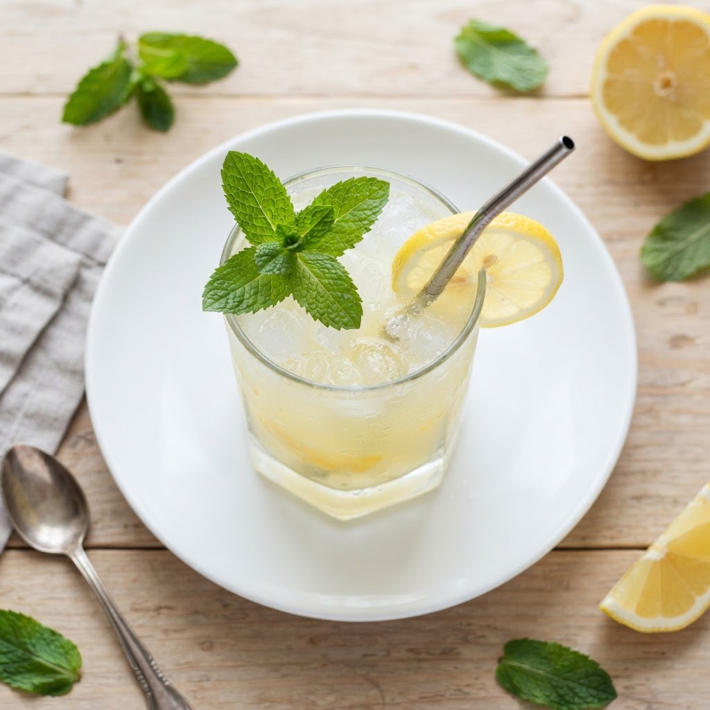 Fresh Lemonade with Mint