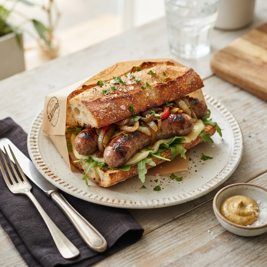 SAUSAGE SANDWICH