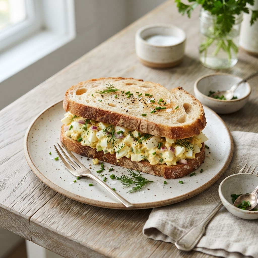 BOILED EGG SANDWICH