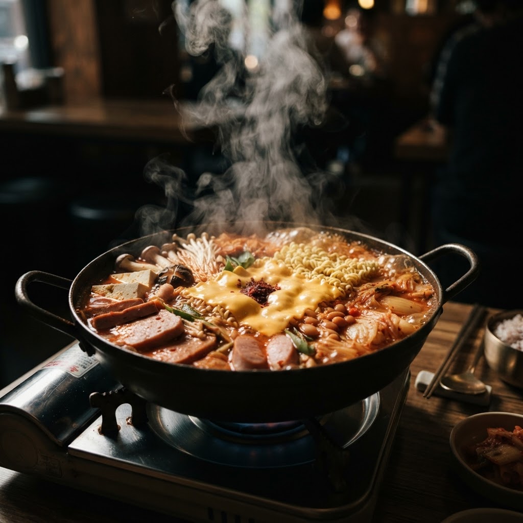 Luncheon Meat Budae Jjigae (Army Stew)
