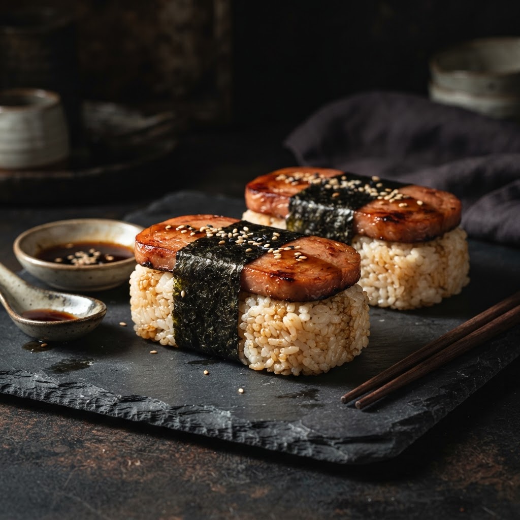 Ibérico Luncheon Meat Musubi