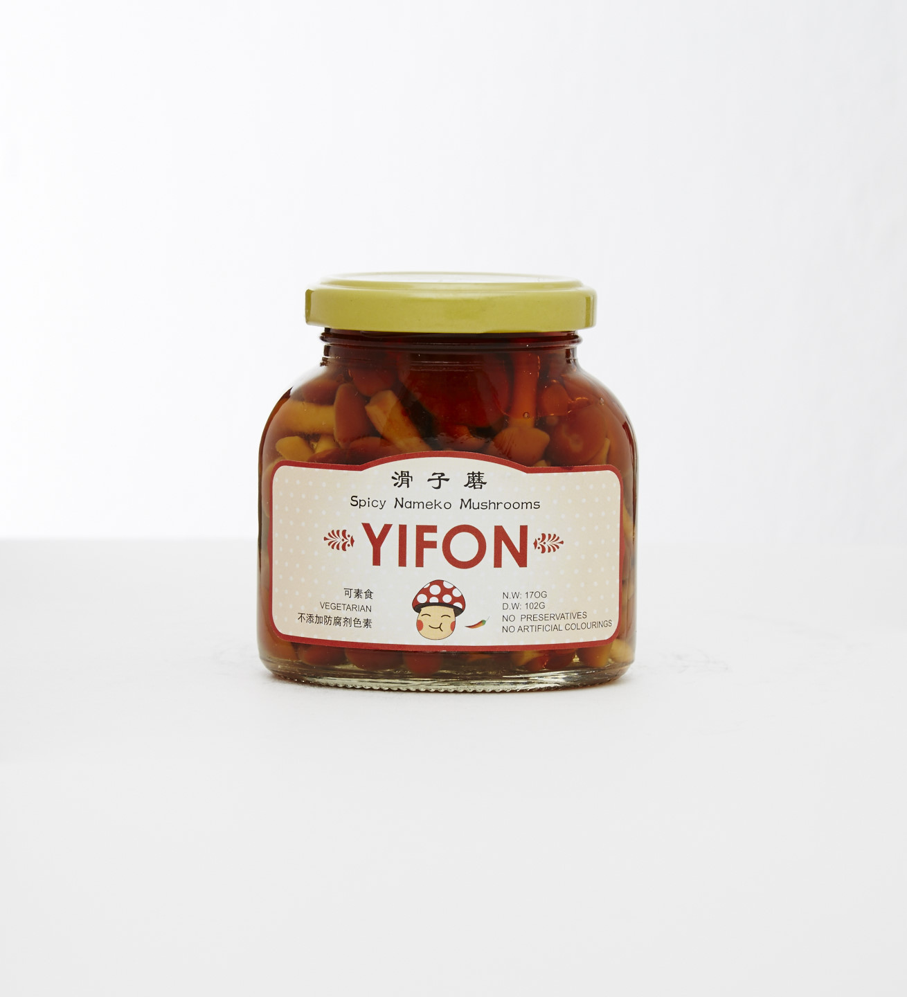 Bottled Spicy Nameko Mushrooms