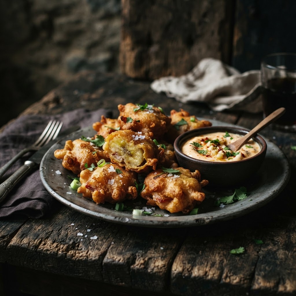 Pork & Ham Banana Fritter
