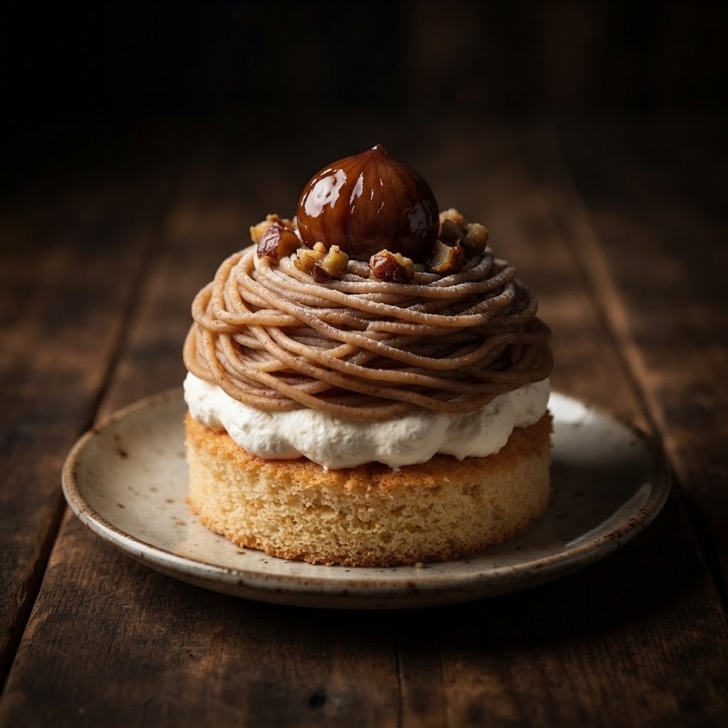 Mont Blanc Chestnut Cream Cake