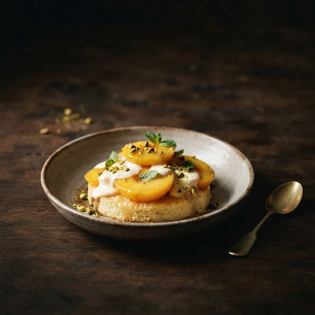 Peaches and Cream Sponge