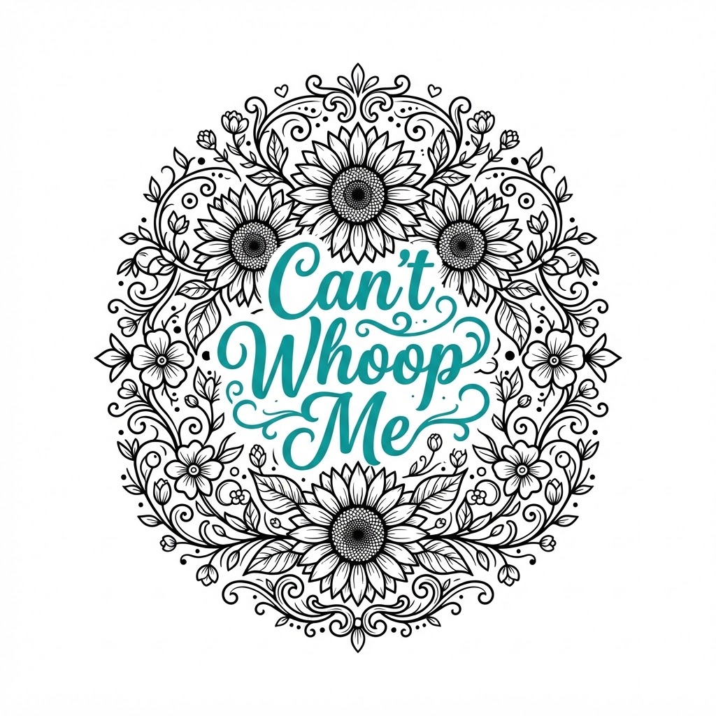 Sunflower Can't Whoop Me Tee