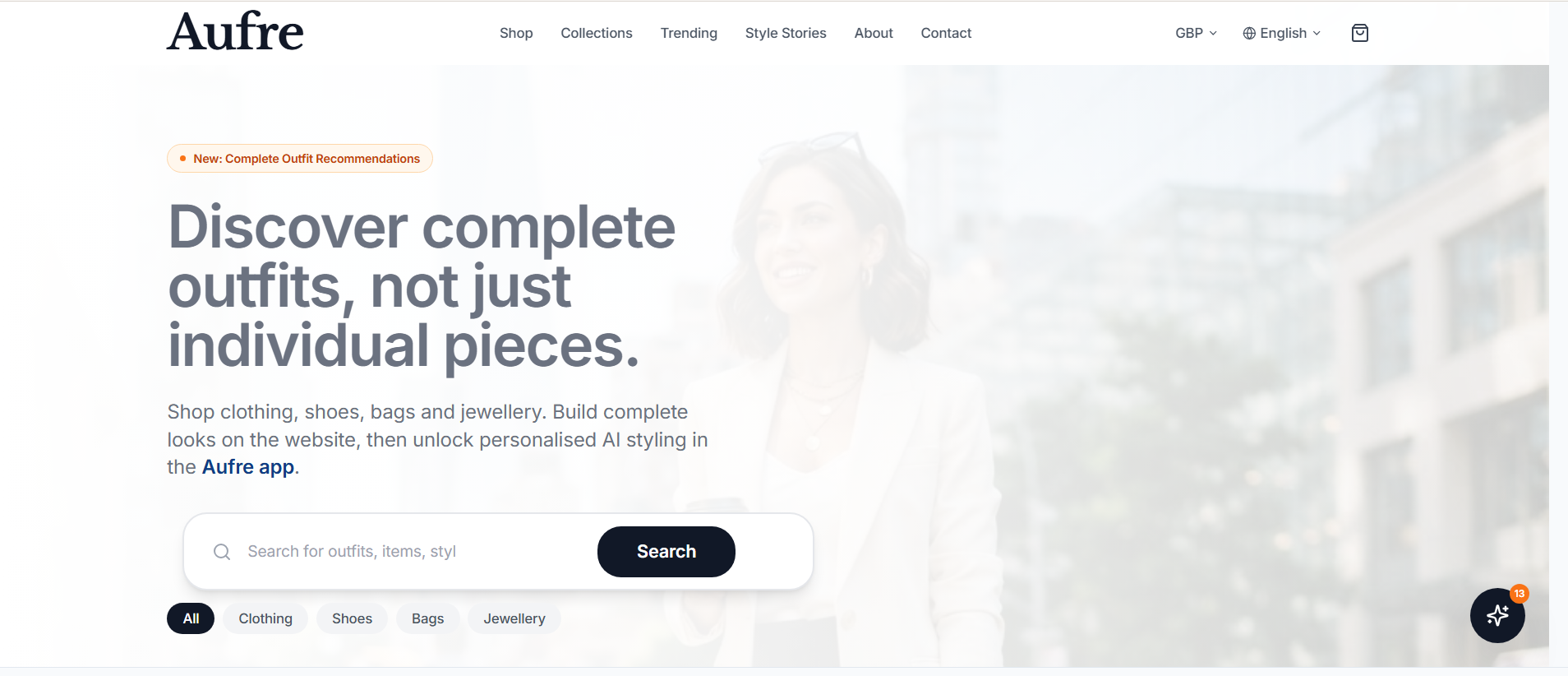 FASHION STORE template preview