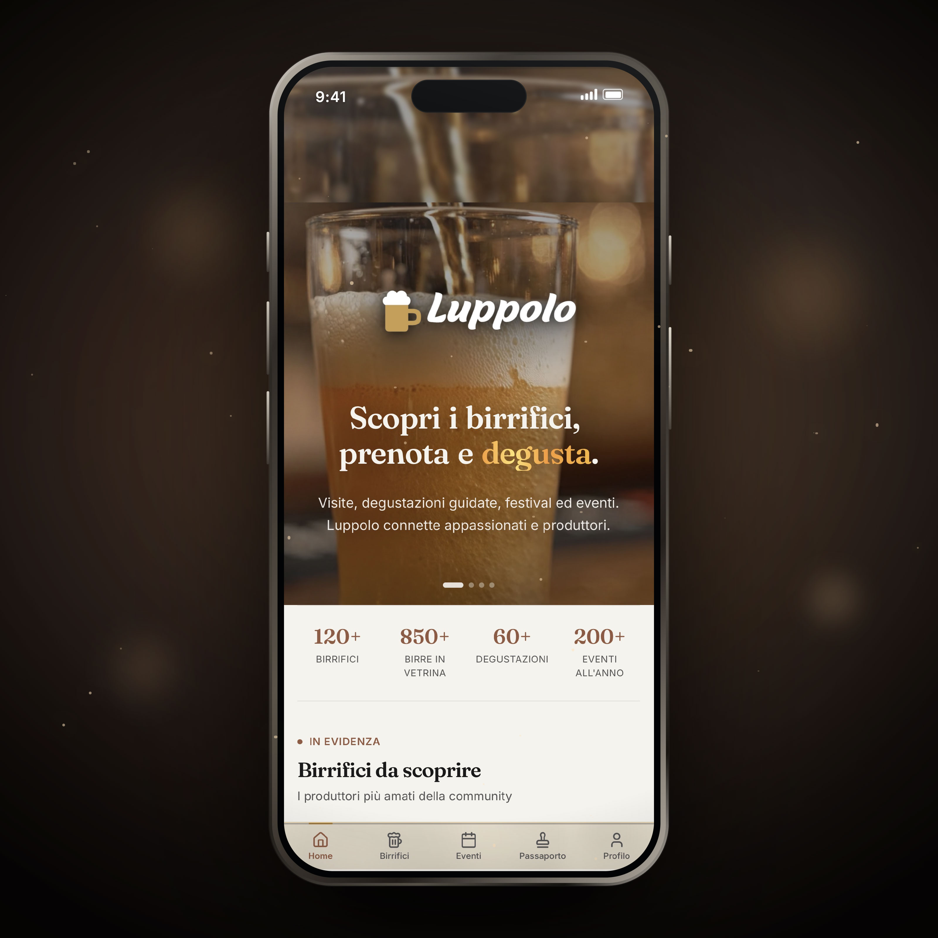 Luppolo — App per il birraturismo
