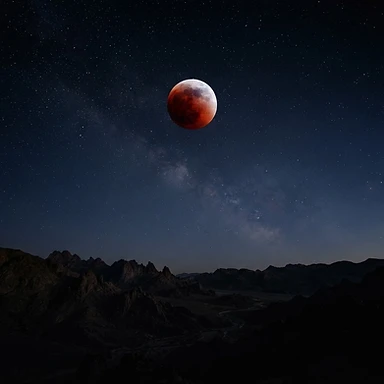 The moon turned red is not a threat but an invitation — to look up, and to look to Him.