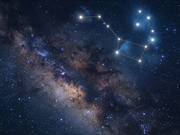 The Pleiades — Kimah traced over the stars