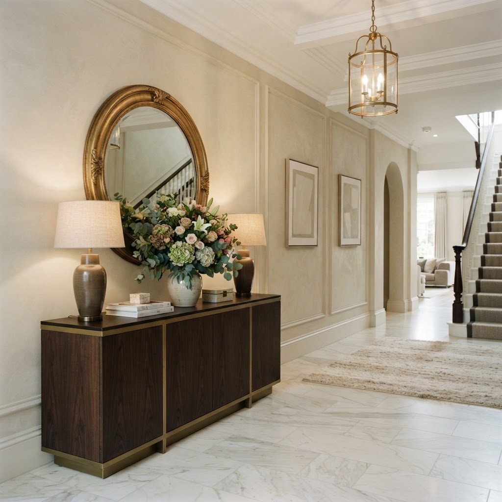 Refined residential entrance