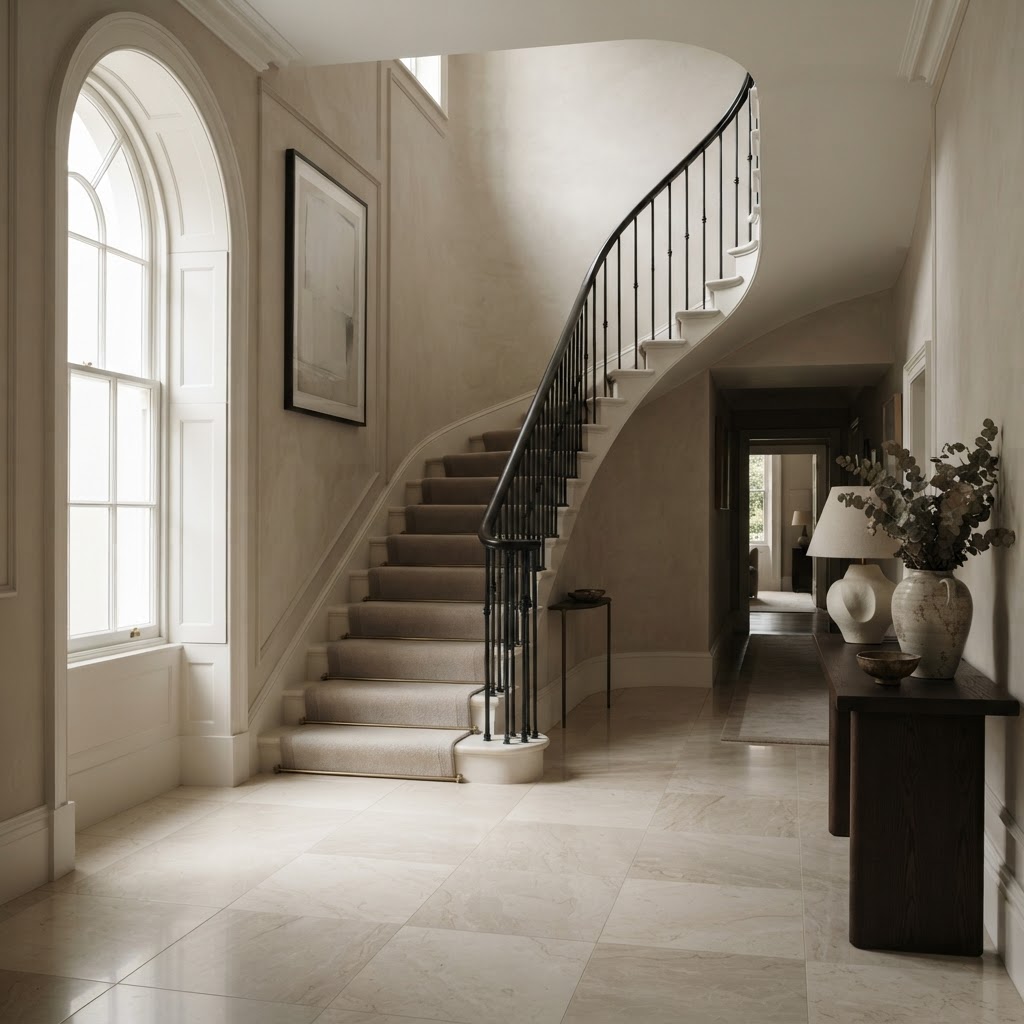 Luxury private residence entrance hall