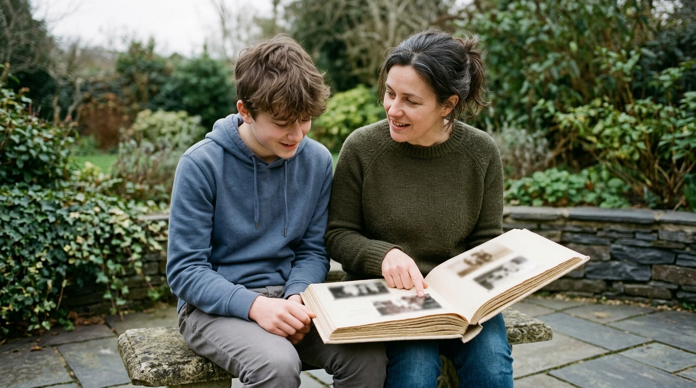 Eine kurze Geschichte des Familienfotoalbums