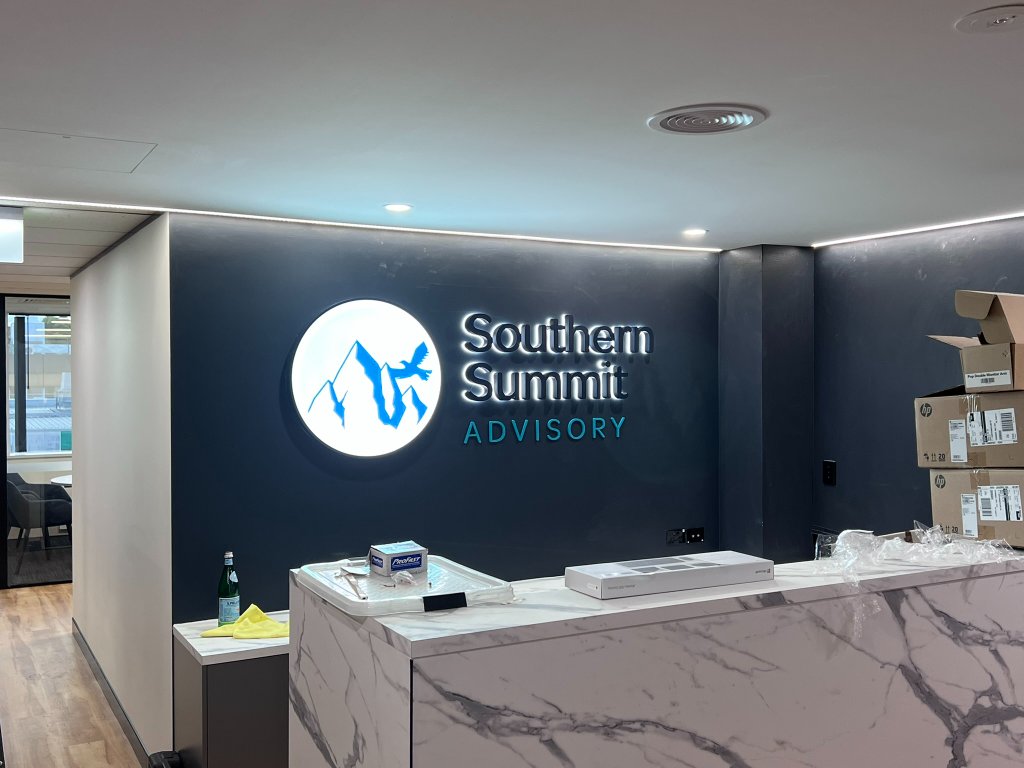 Reception Signage — Signvox Sydney