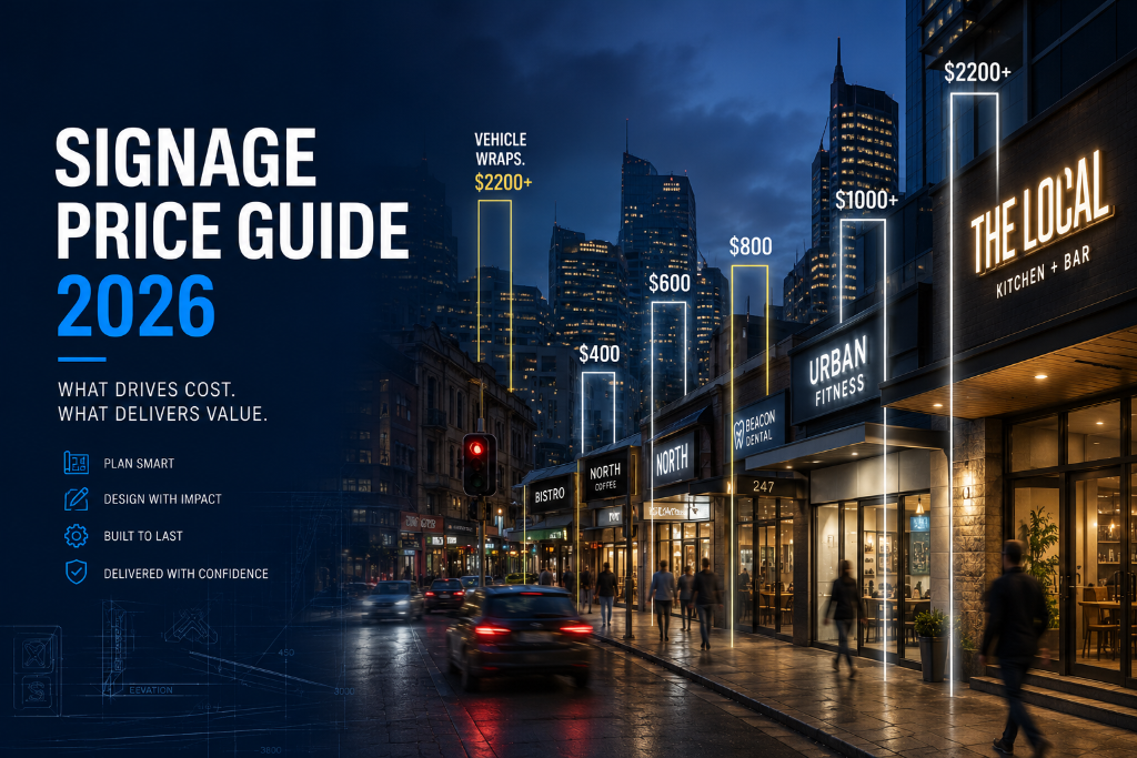 Signvox Signage Price Guide 2026 — what drives cost and what delivers value