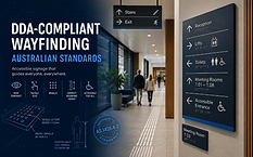 DDA-compliant braille and tactile wayfinding signage in Australia by Signvox