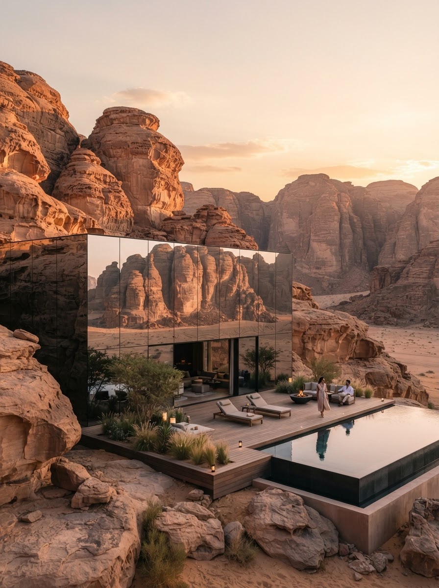 Mirrored Canyons of AlUla