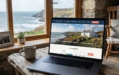 Example holiday cottage website design — Coastal cottage · Anglesey