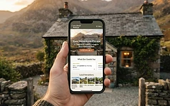 Example holiday cottage website design — Traditional stone cottage · Snowdonia