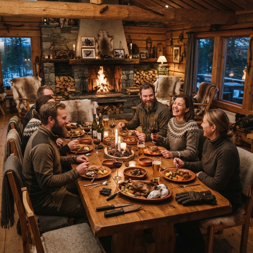 Dining at the expedition
