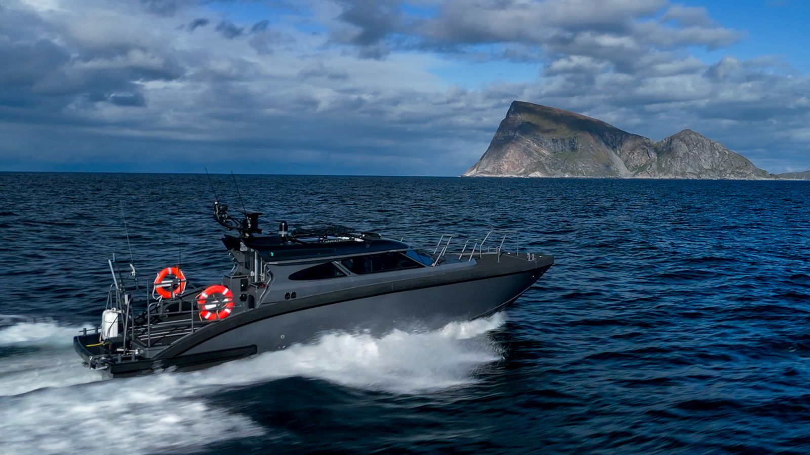 Marell - M12, a High-Speed Patrol Vessel operating in Northern Norway
