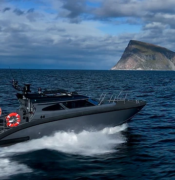 Marell - M12, a High-Speed Patrol Vessel operating in Northern Norway