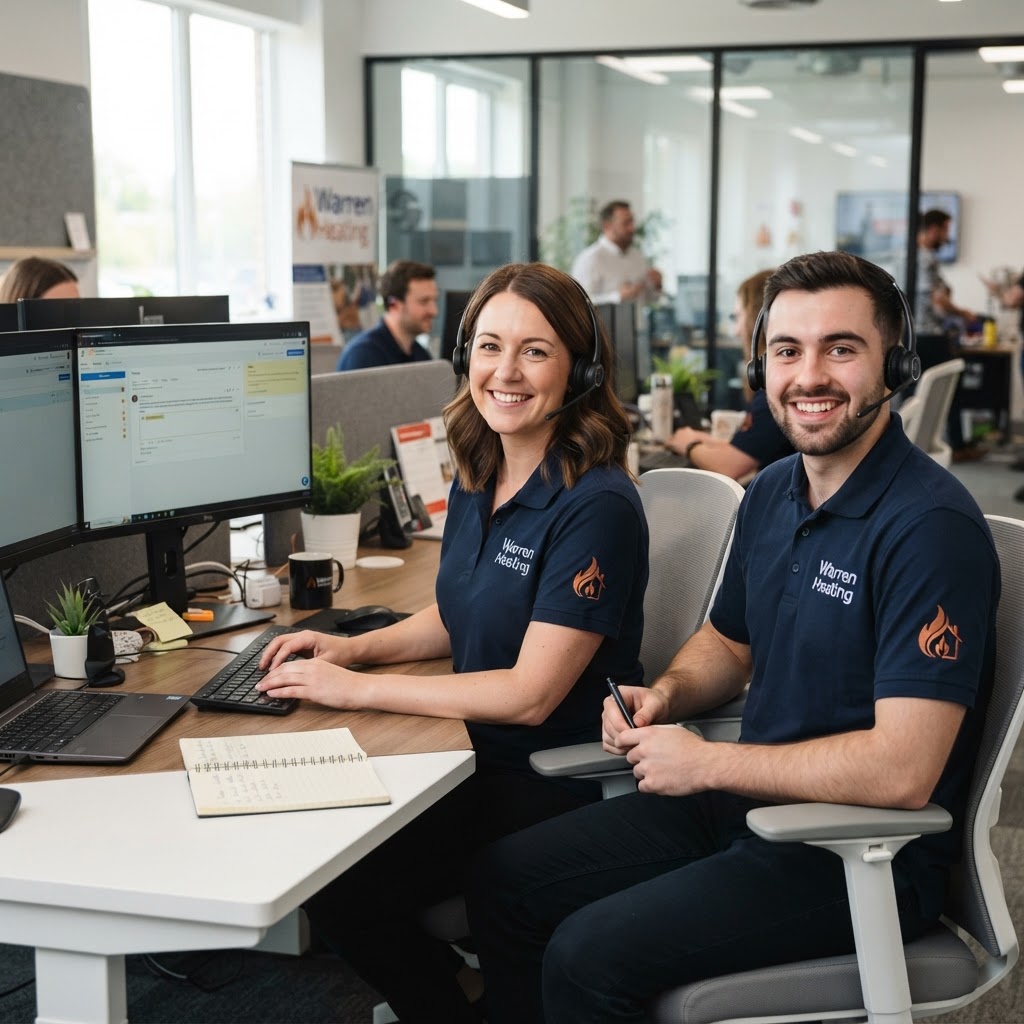 Warren Plumbing & Heating customer support team