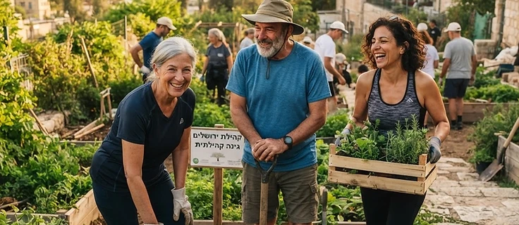 Volontariat 50+ — seniors actifs en Israël