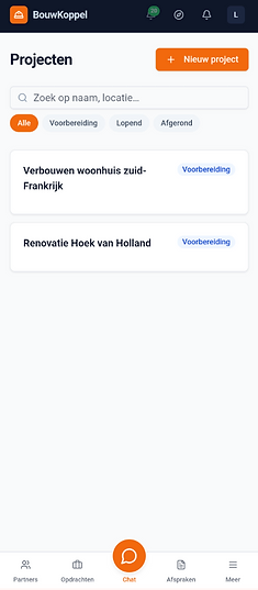 Beheer al je projecten