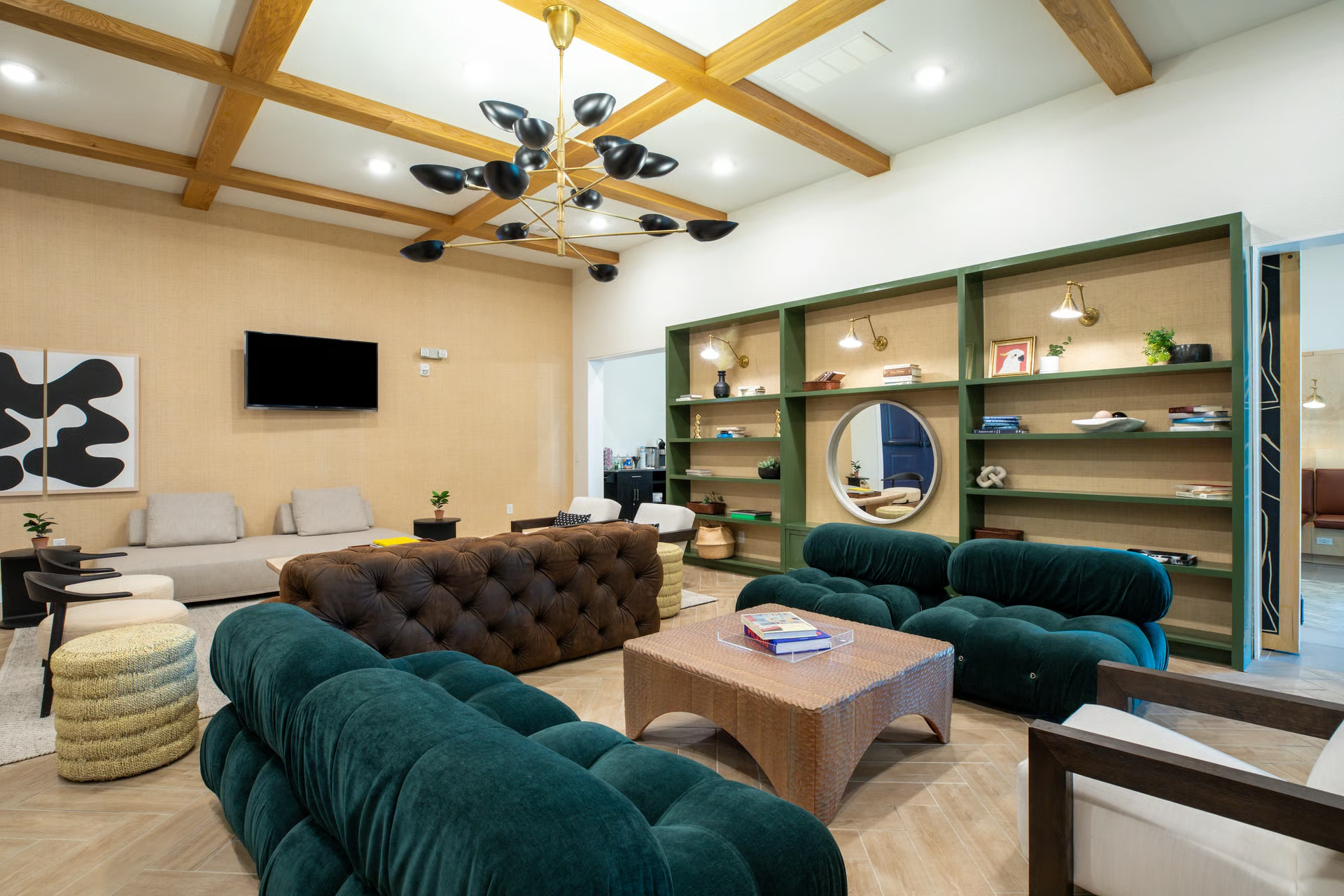 Community clubhouse lounge