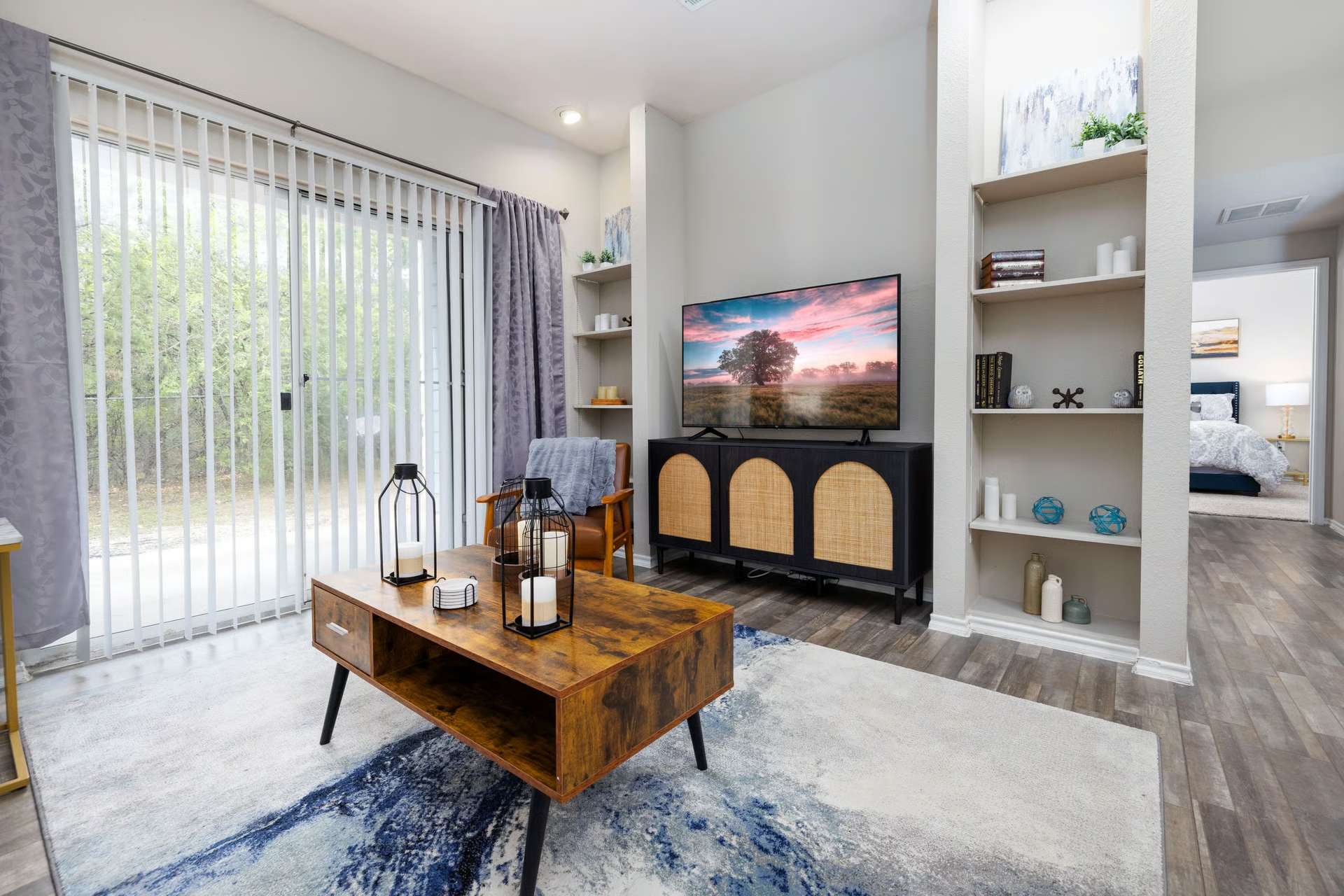 Furnished apartment interior