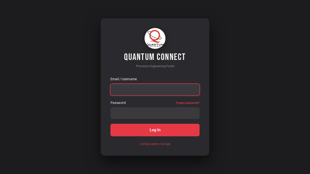 Quantum Connects template preview