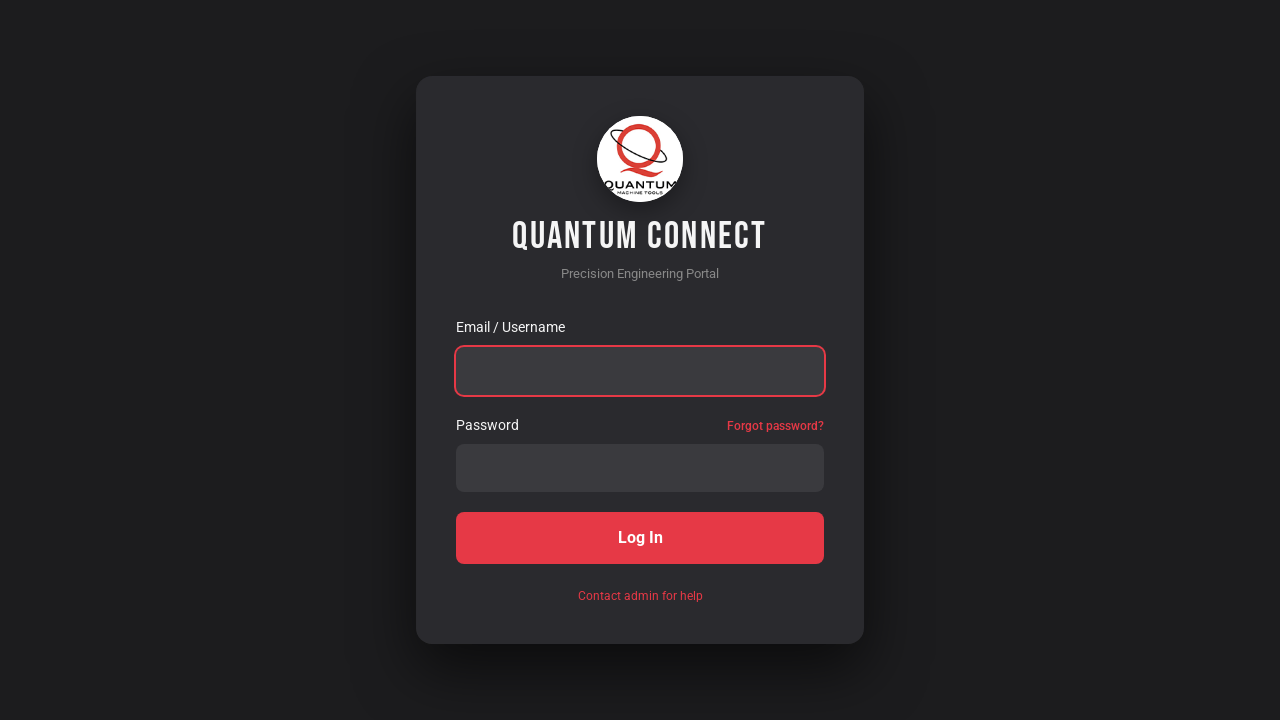 Quantum Connects template preview