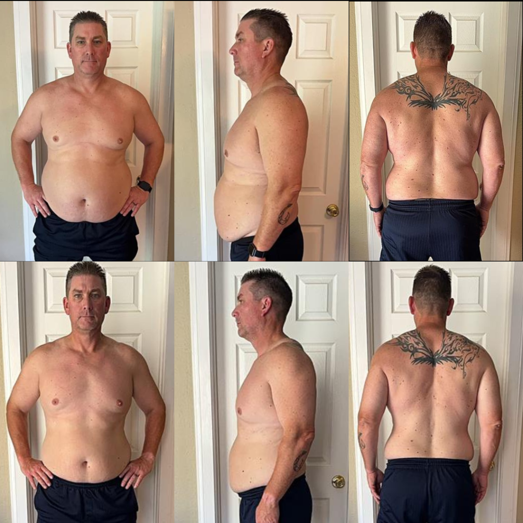 Ben — before & after