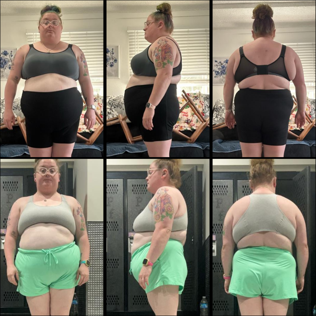 Erika — before & after