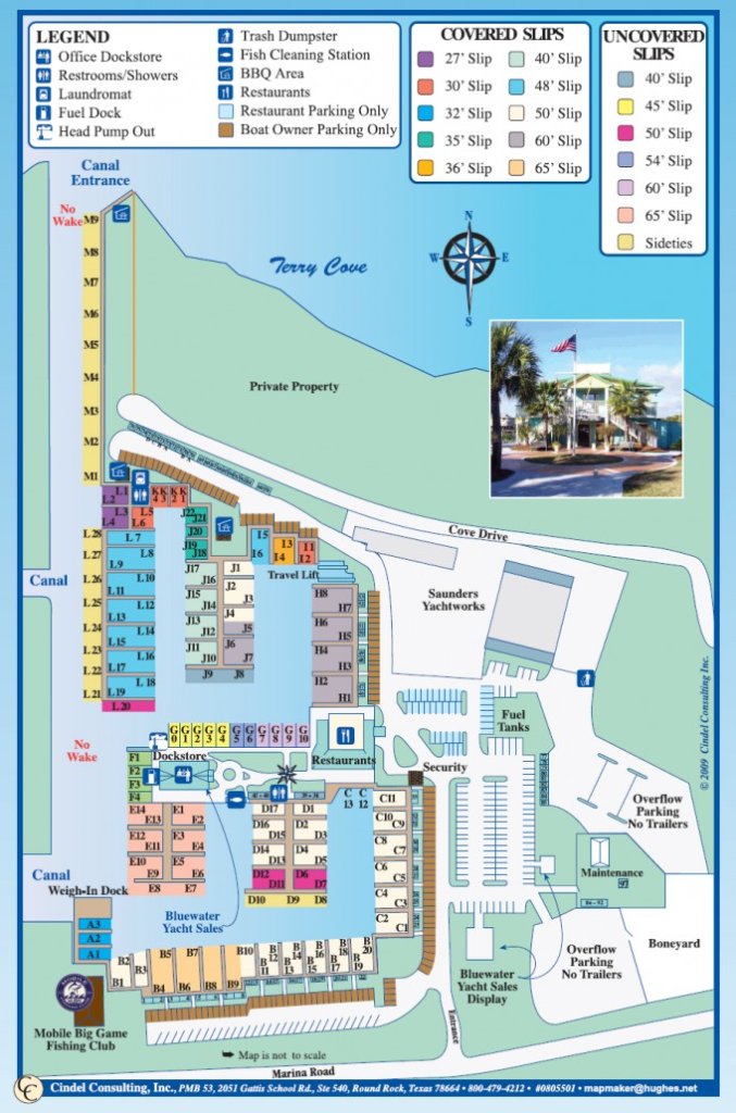 Orange Beach Marina layout map