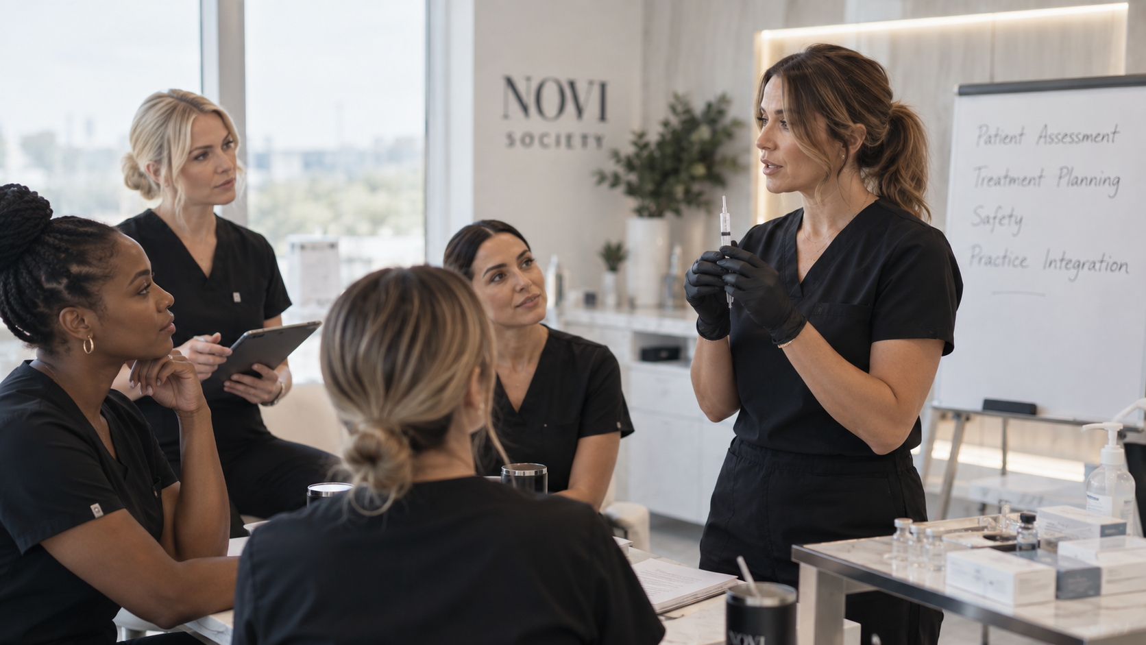 Medical providers in an advanced clinical training environment