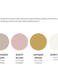 Still Becoming Mental Health a palette rooted in grounding