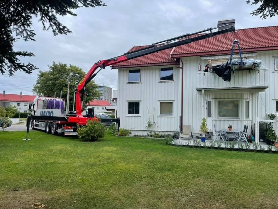 Scania P500 kranbil – Pedersen Kran og Transport AS