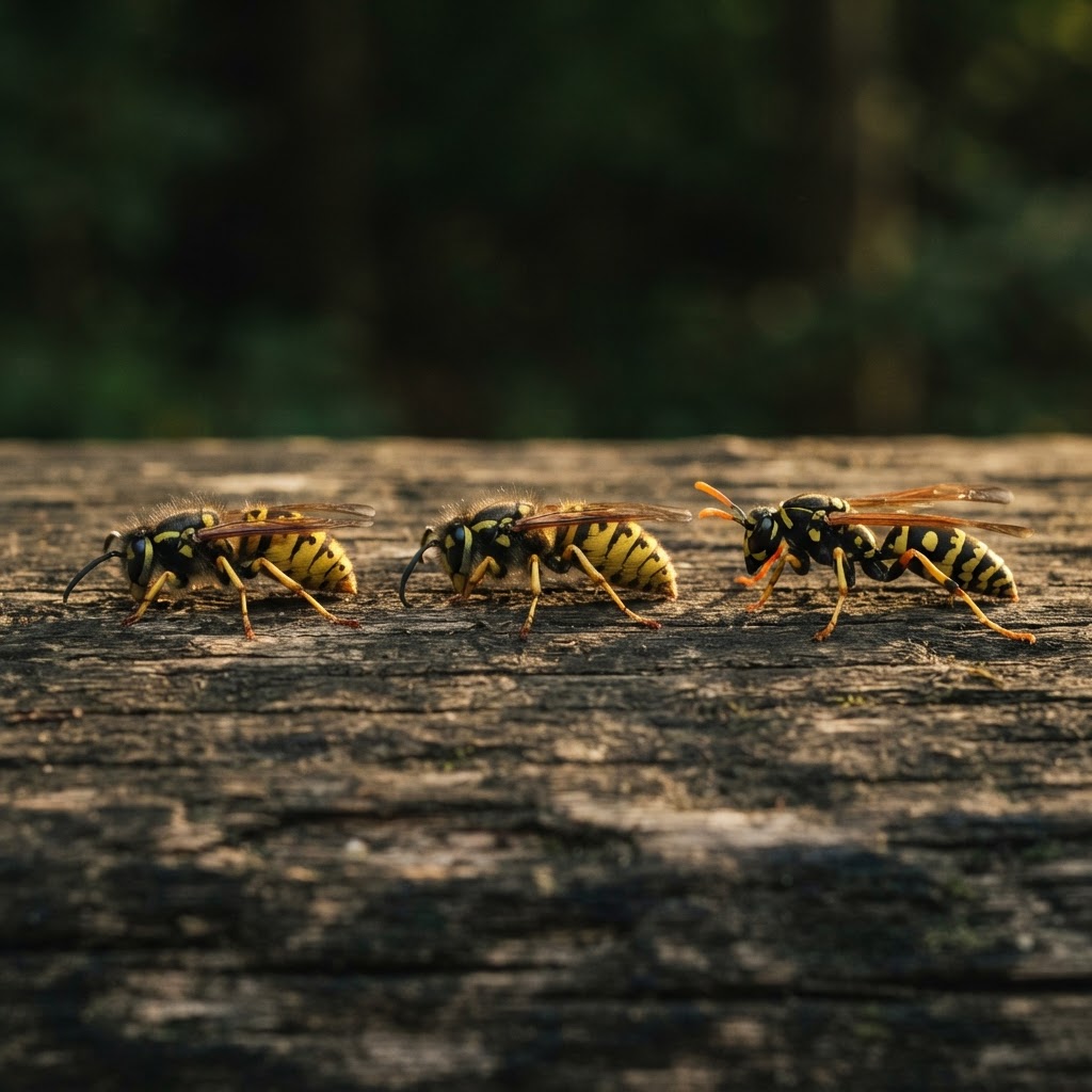 German vs Common vs Paper Wasp — NZ ID Guide