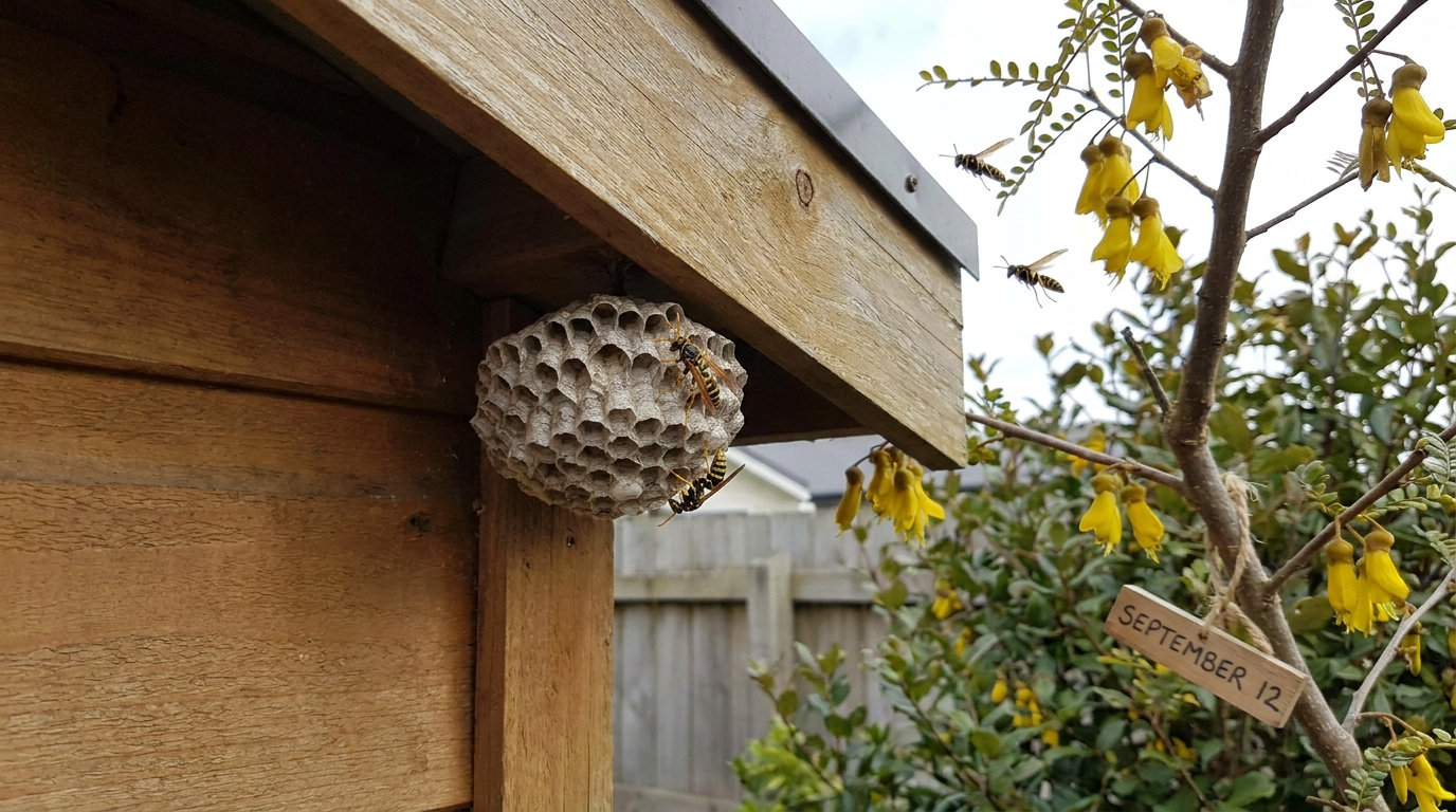 Spot Paper Wasp Nests Early This September