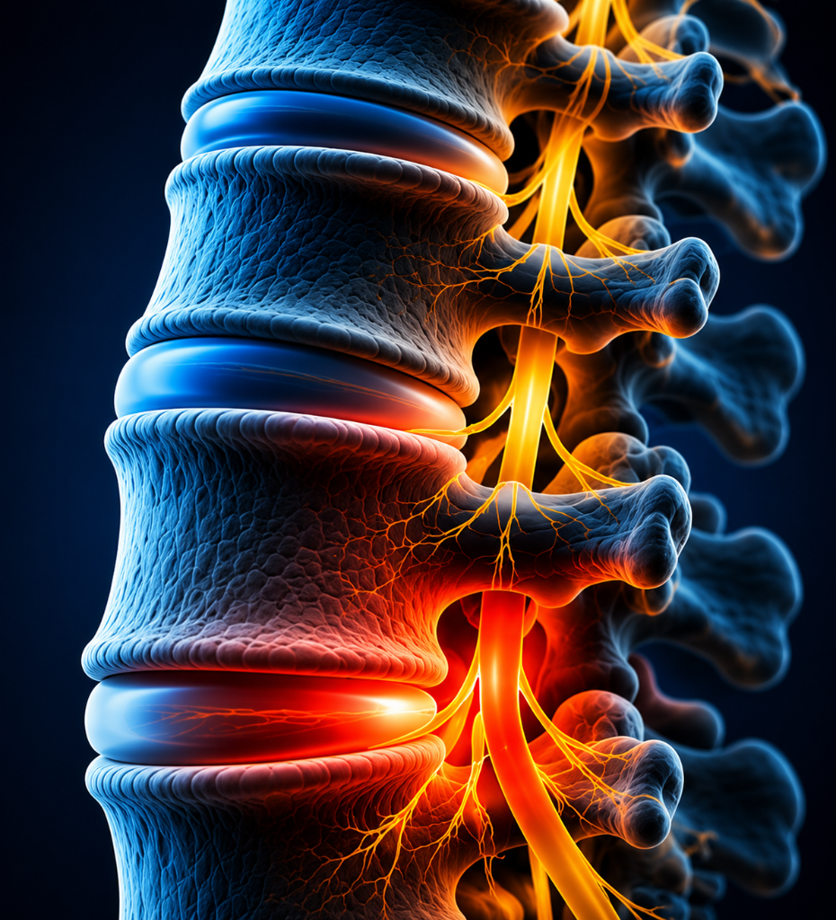 Spine anatomy illustration