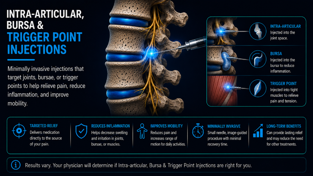 Intra-articular, Bursa & Trigger Point Injections